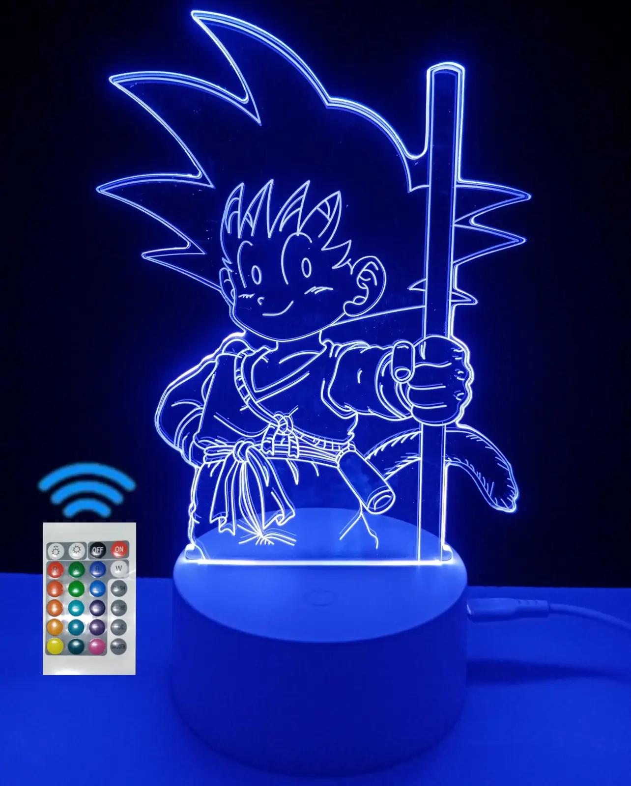 famvacor 3D öölamp lastele — oranz ripats charm ja dekoratsioon