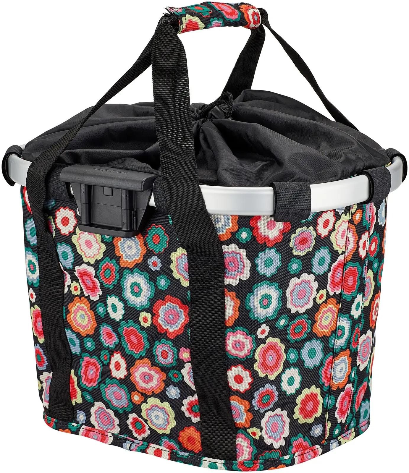 KlickFix värvikas jalgrattakorv – praktiline 15 l lahendus – detailne vaade