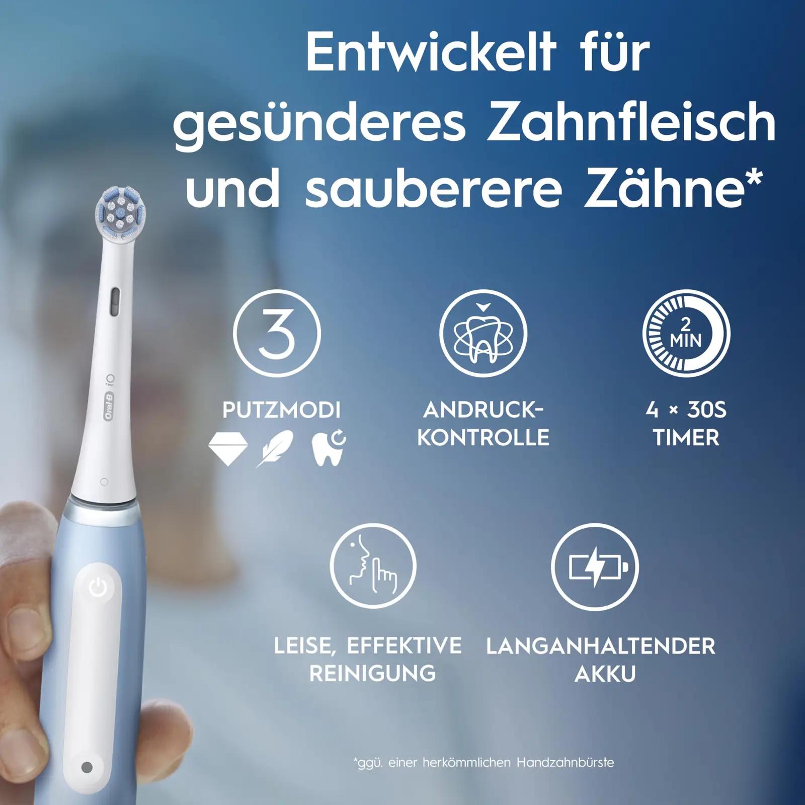 Oral-B iO Series 3 Plus – pehme sinine hambahari kingituseks – lisavaade