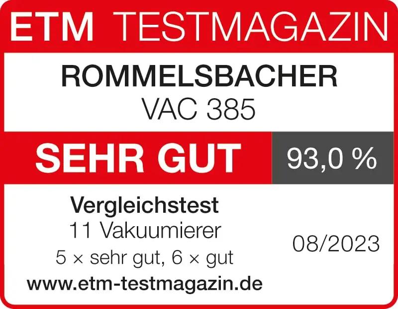 Rommelsbacher roostevaba vaakumpakkija – kiire ja vastupidav – pilt 8
