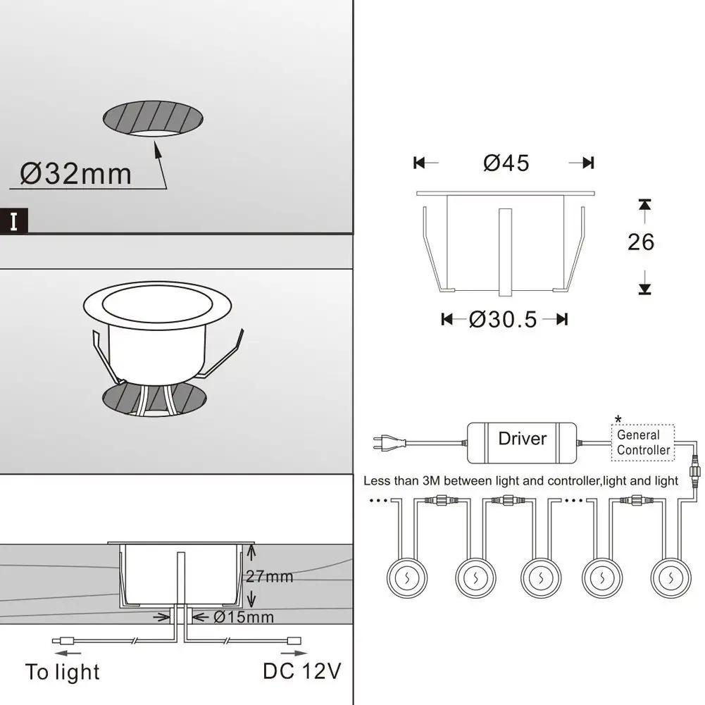CHNXU roostevaba terrassivalgustus 10‑tk RGB maapealne – pilt 8