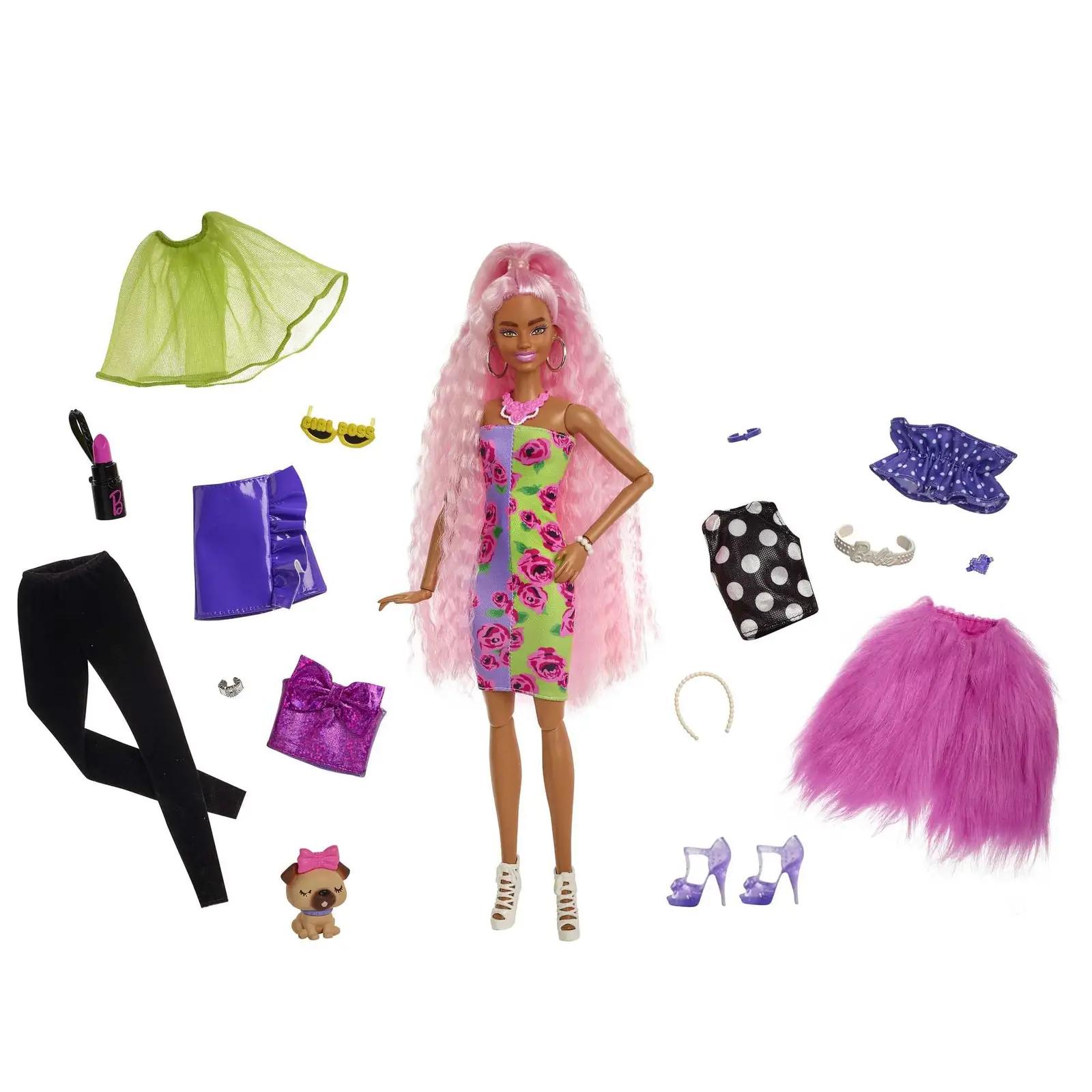 Barbie deluxe nukuke komplekt – segatavad riided ja lemmikloom