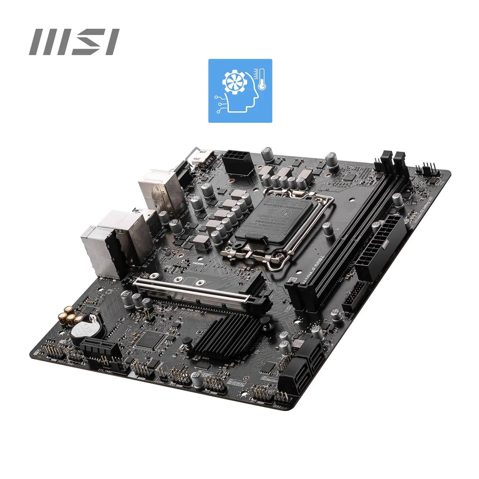 MSI PRO H610M-E DDR4 emaplaat – töökindel Micro-ATX valik – kasutusnäide