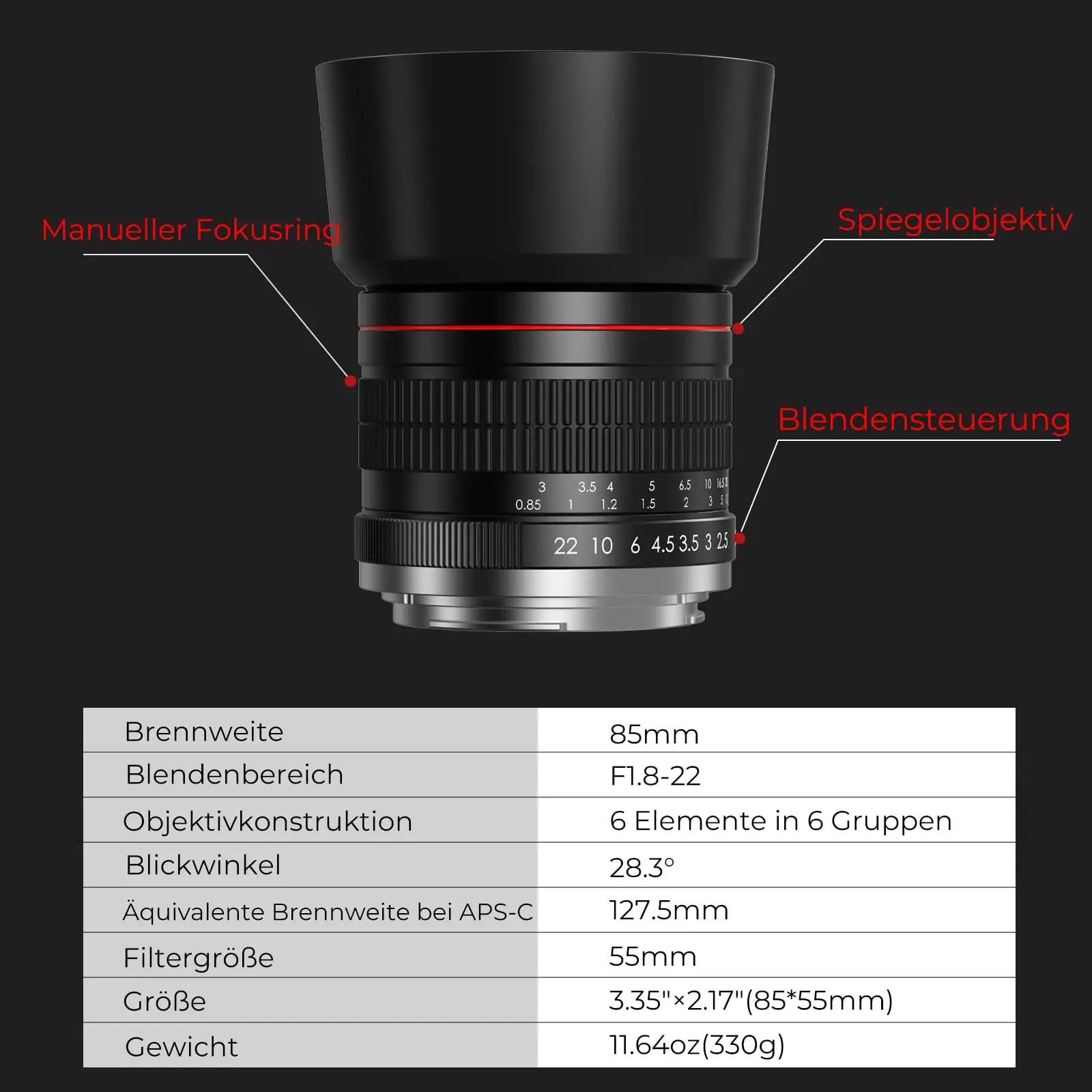 lightdow 85mm F1.8 portreeobjektiiv – kerge ja terav – pilt 7