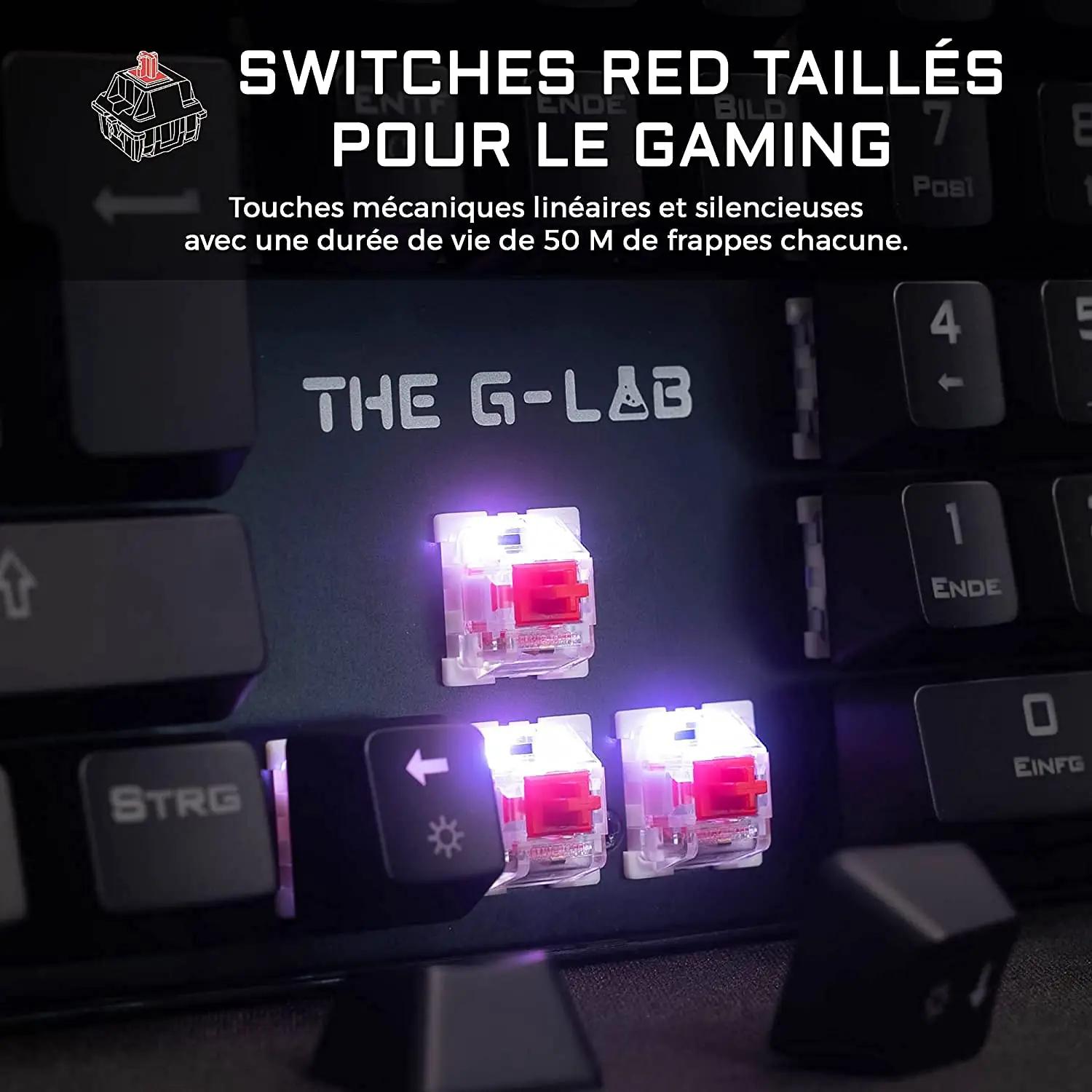 THE G-LAB KEYZ-RUBIDIUM/FR tarvikud – detailne lähivaade