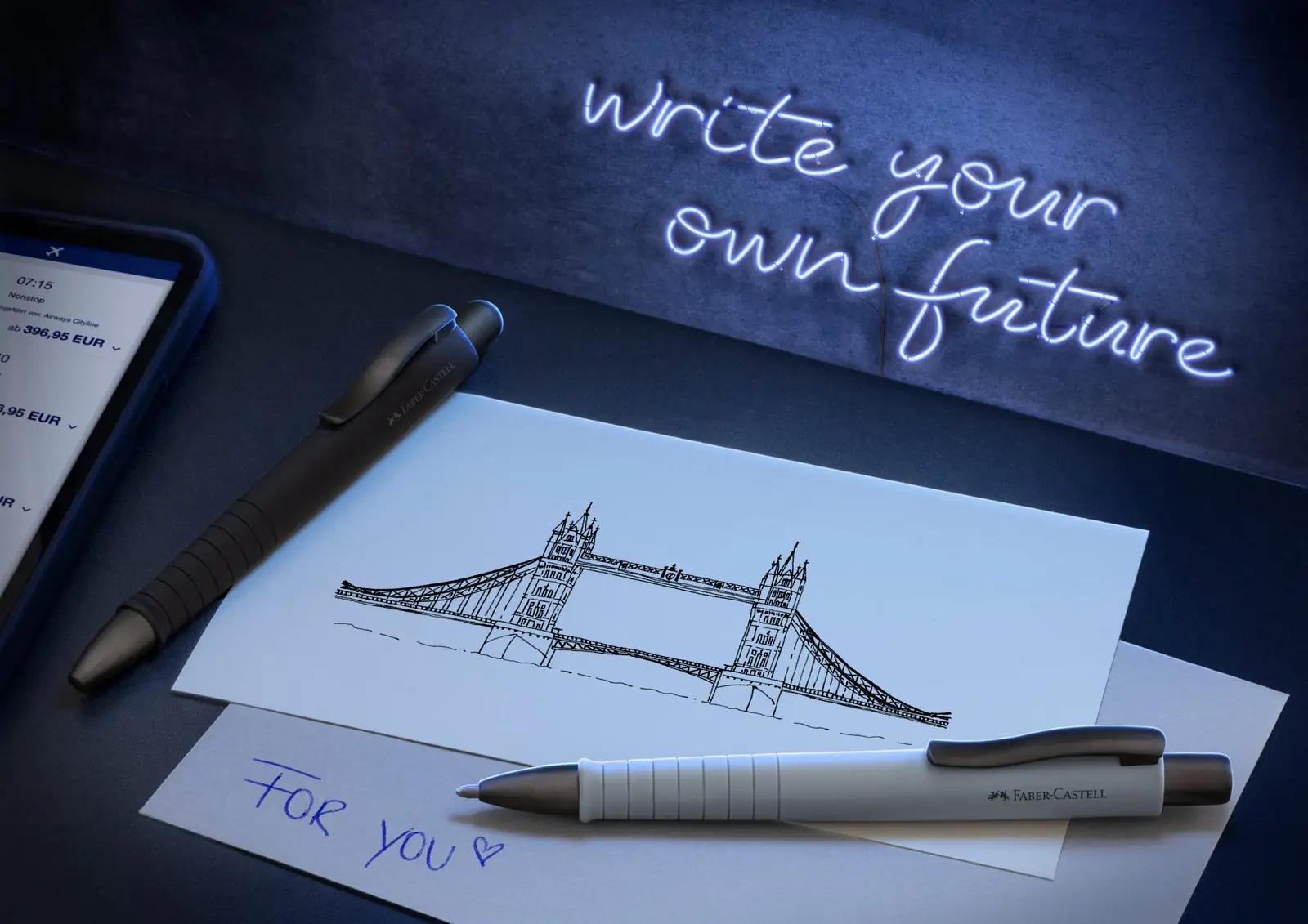 Faber-Castell kirjutuspulk ergonoomiline urban stone grey – lisavaade