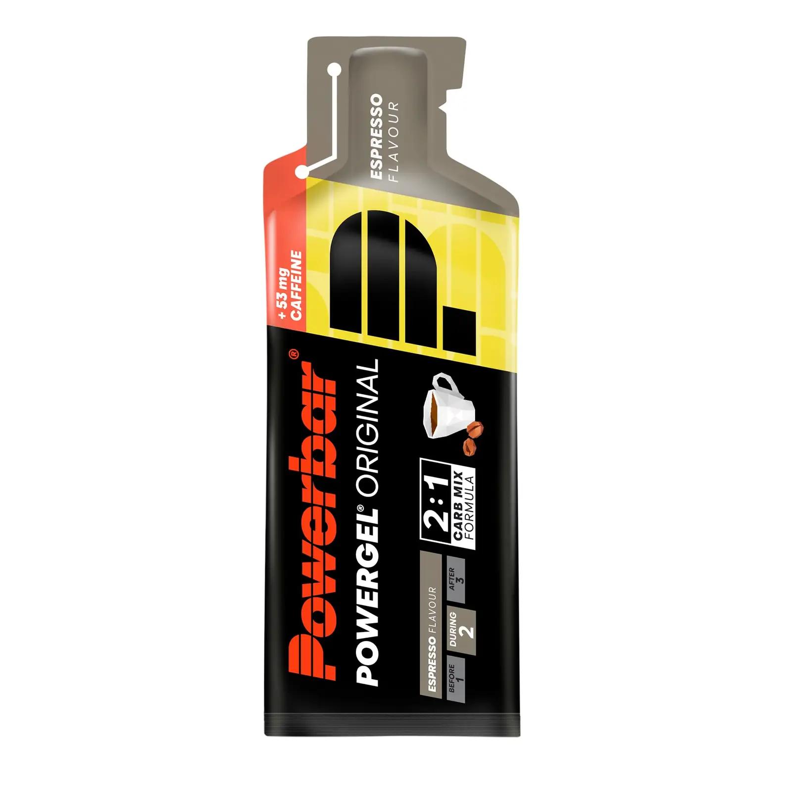 Powerbar energigeel Espresso — kõrge süsivesikusisaldusega – detailne vaade