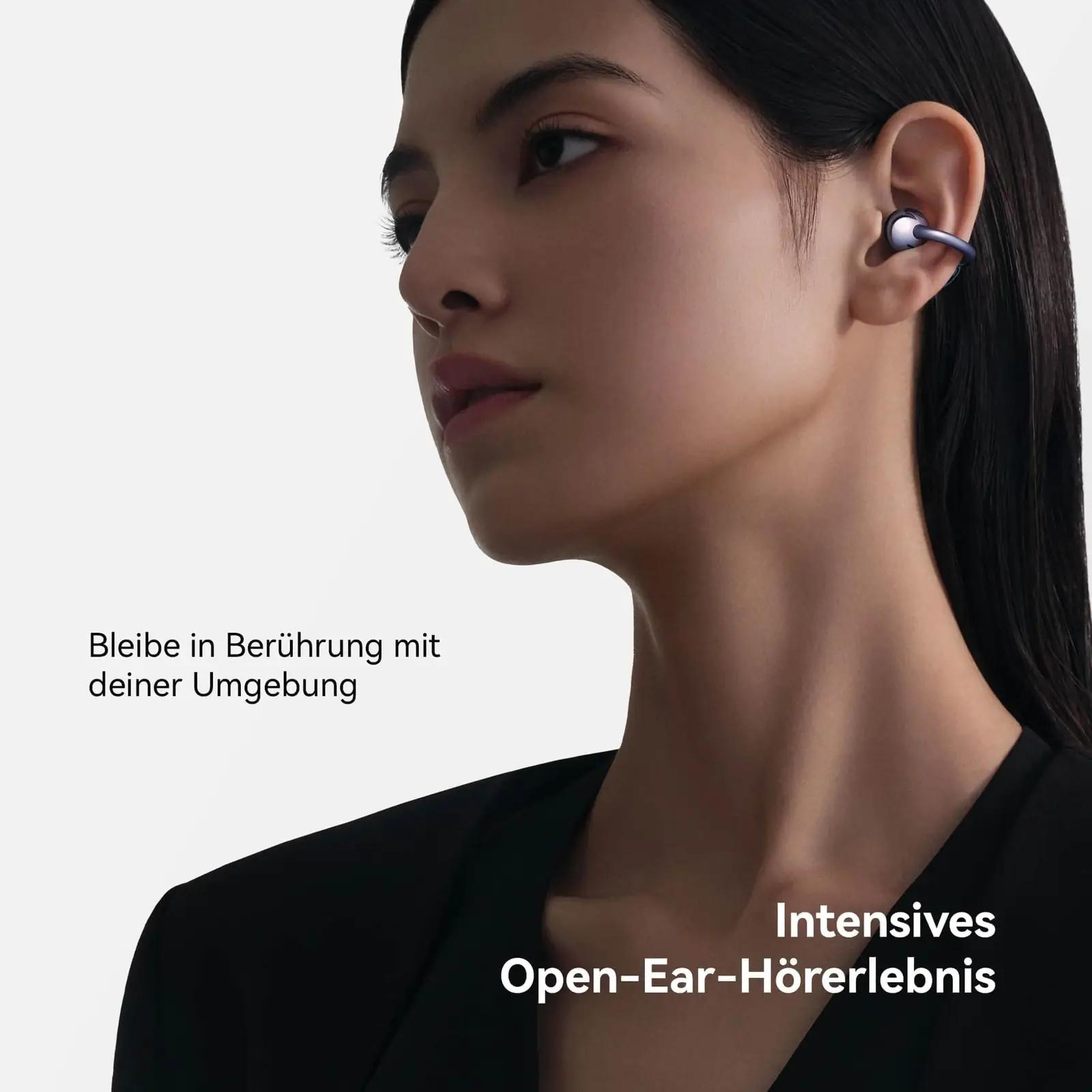 HUAWEI FreeClip kerge clip-disainiga sport-kuulaja, must – kasutusnäide