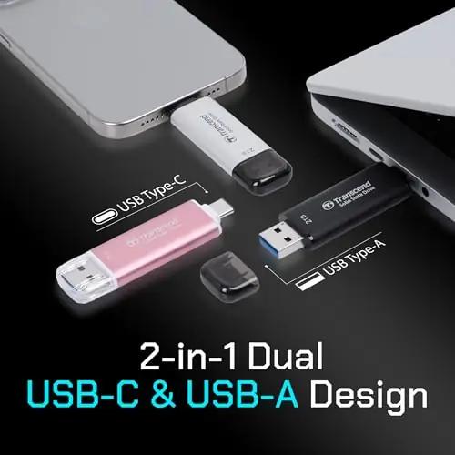 Transcend väline 256GB SSD – kiire ja vastupidav salvestus – pakend ja tarvikud