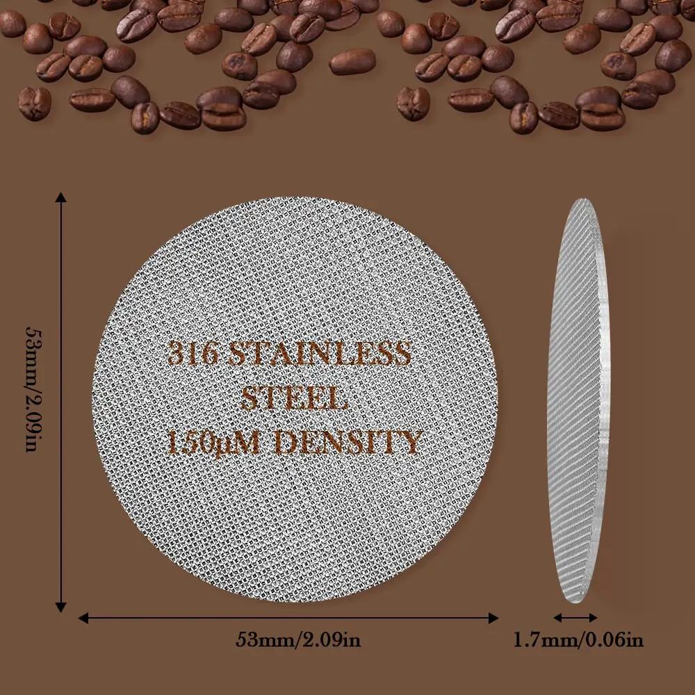 HOTUT roostevaba espresso puckscreen — parem ekstraktsioon – detailne vaade