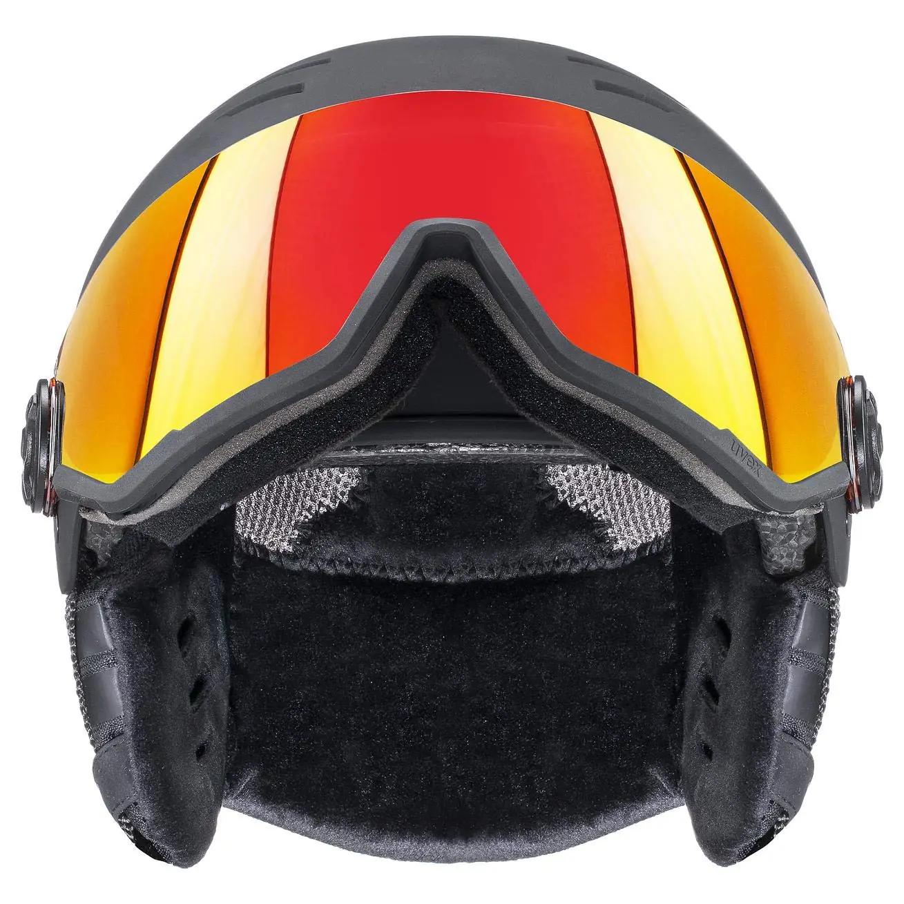 Uvex kaitsev ja hingav suusahelmet – mugav matt must 58–61 cm – lisavaade