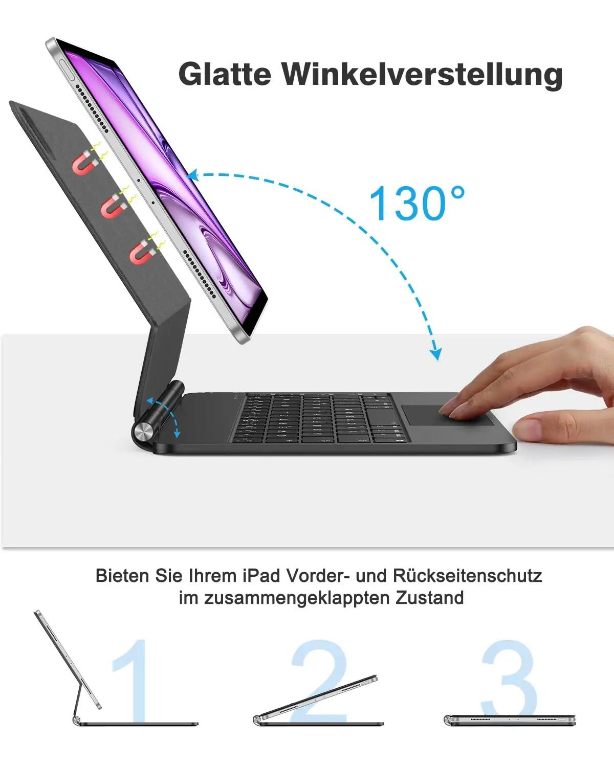TECURS must PU-klappkate iPad Air/Pro jaoks – pakend ja tarvikud