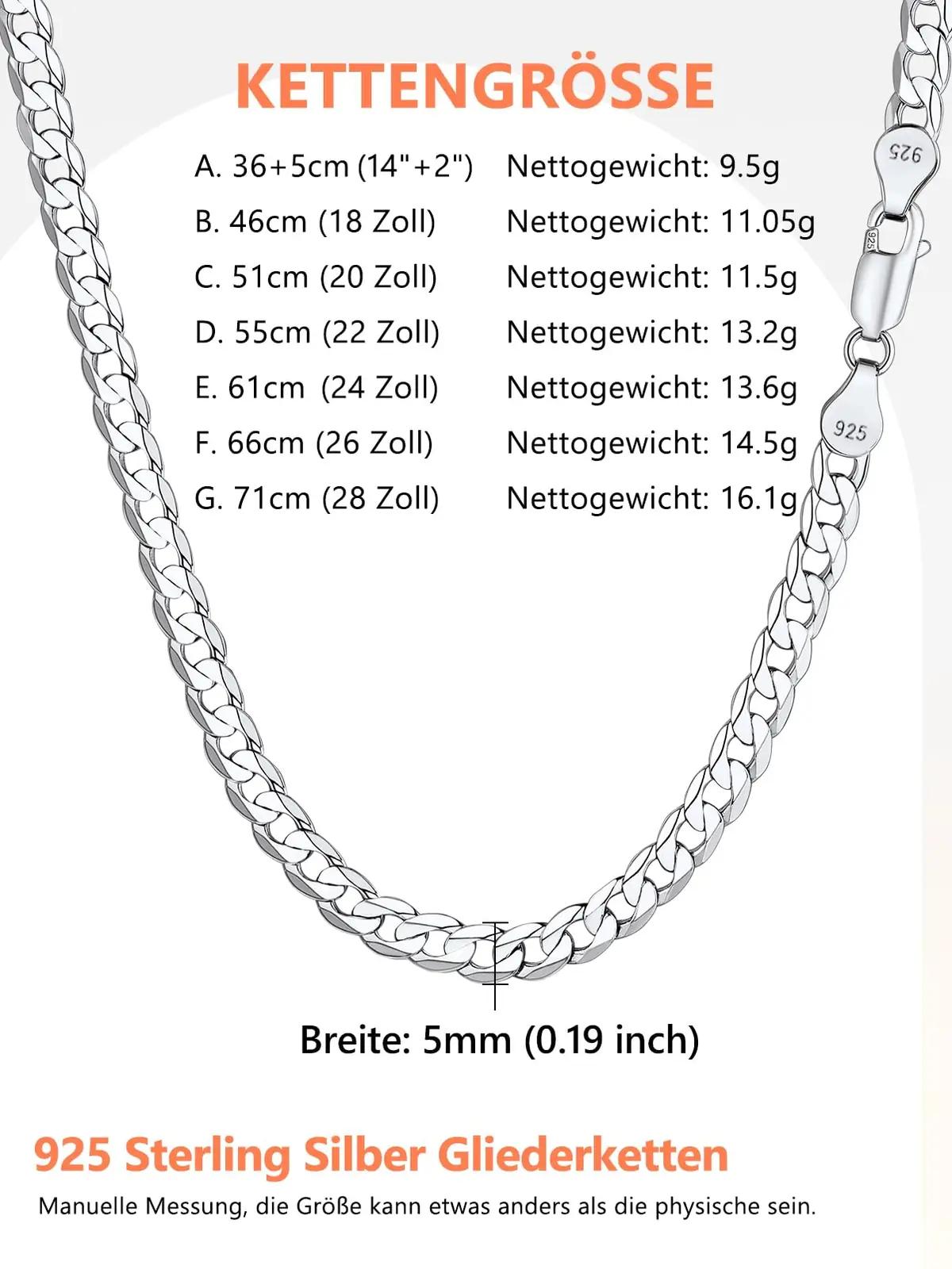 Silvora 925 hõbekett 5mm – õhuke klassikaline 51 cm kingitus – lisavaade