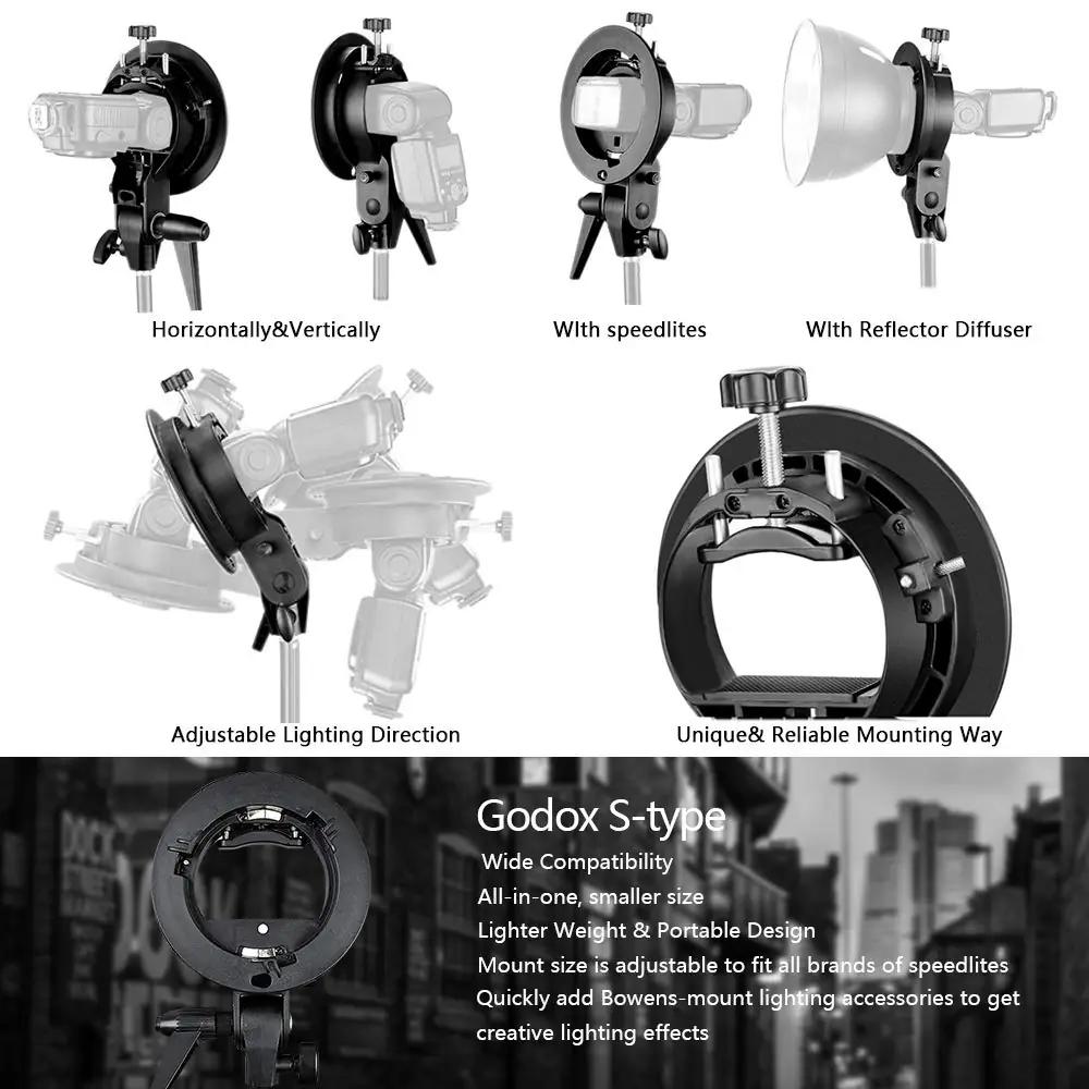 Godox pehme 80×80 cm softbox S-kiirguse hoidjaga fotoks – pilt 7