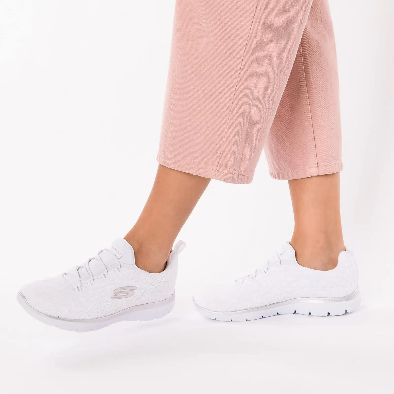 Skechers kerge valge võrkmaterjaliga vabaajalõks 37 – detailne vaade