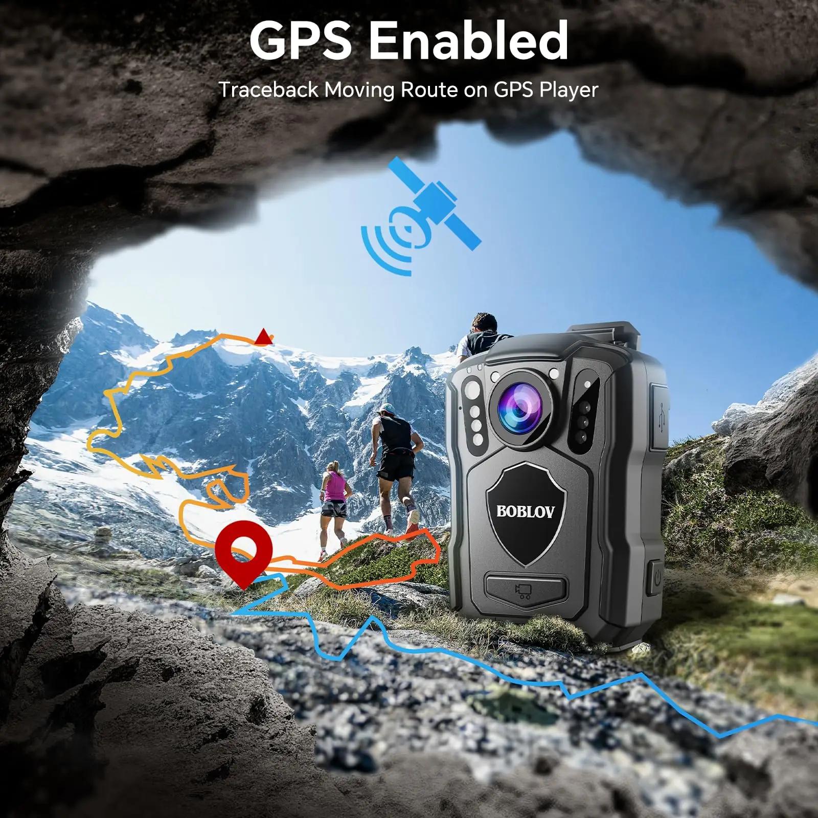 BOBLOV keha- ja autosalvestaja 2K 128GB GPS — usalduslik valik – pakend ja tarvikud