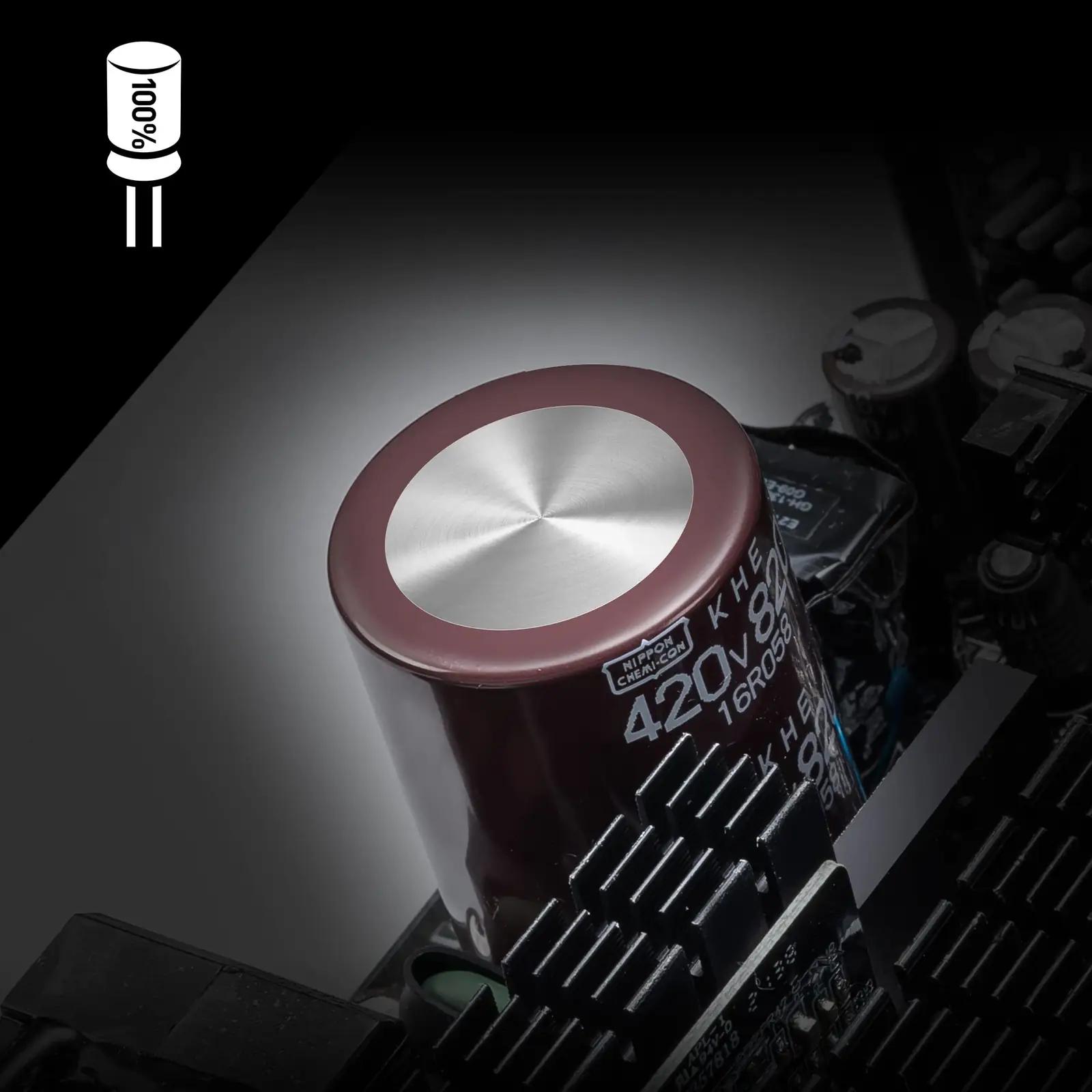 MSI jõuline 1000W kuldne toiteplokk – modulaarne ATX 3.0 – lisavaade