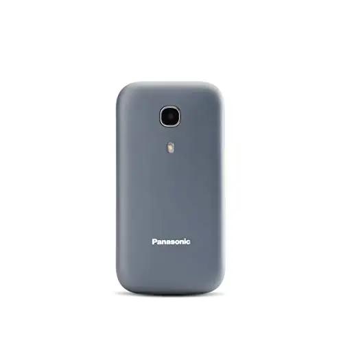 Panasonic tihedalt kasutajasõbralik klapiga mobiiltelefon – detailne vaade