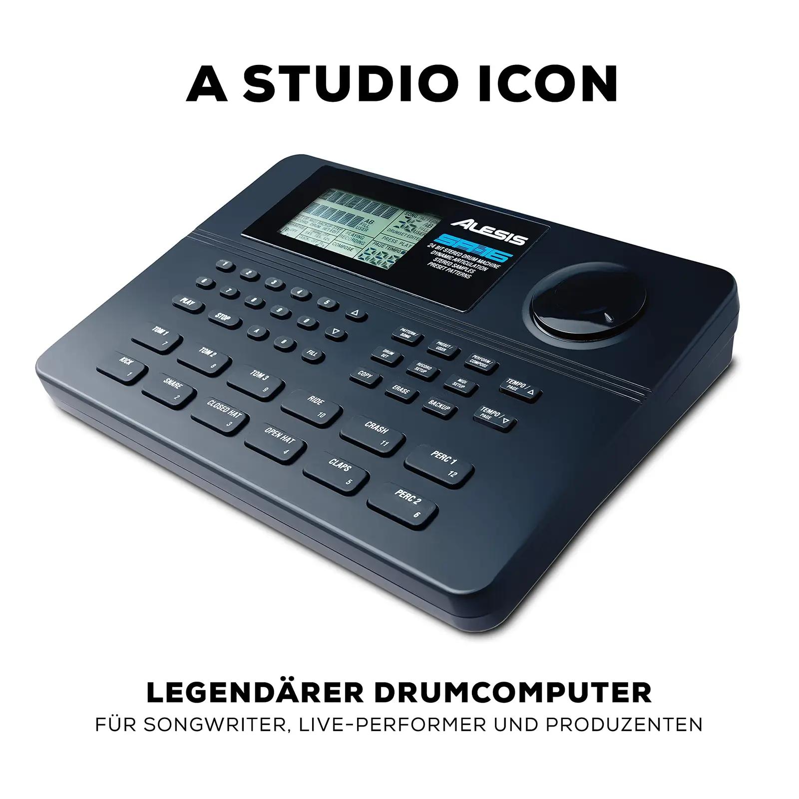 Alesis SR16 muusikariistad – detailne lähivaade