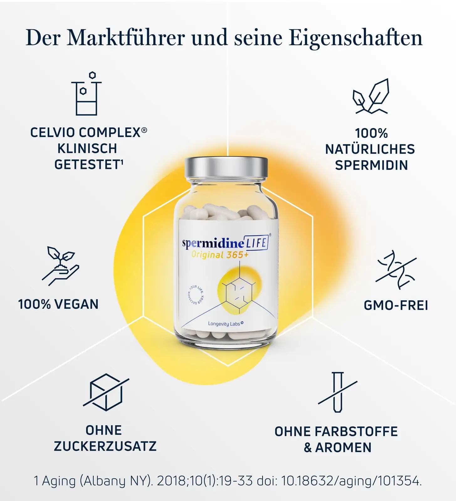 Spermidinelife vegankapslid – toetab raku uuenemist ja südant – lisavaade