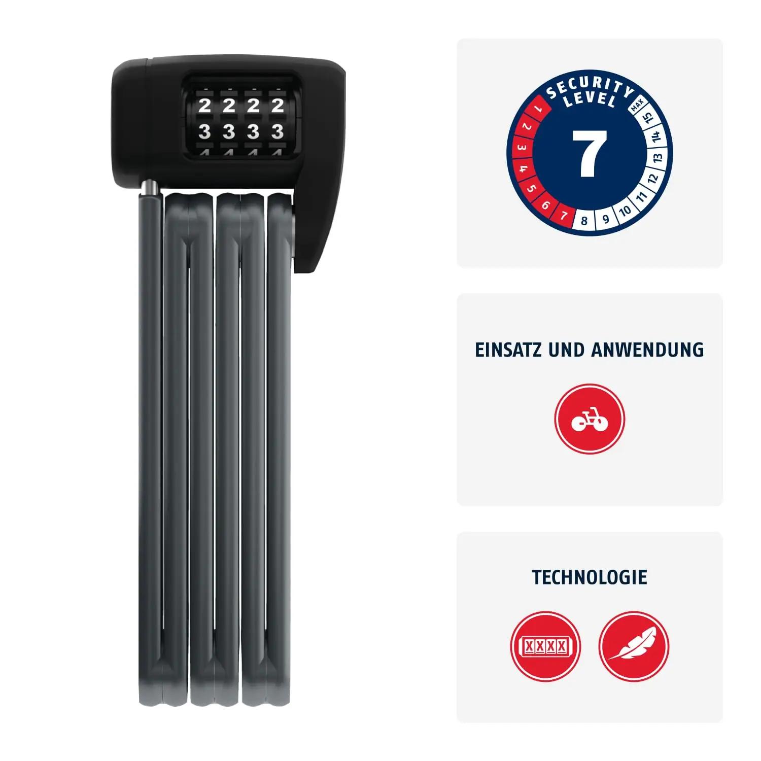 ABUS 6055C jalgrattatarvikud – detailne lähivaade