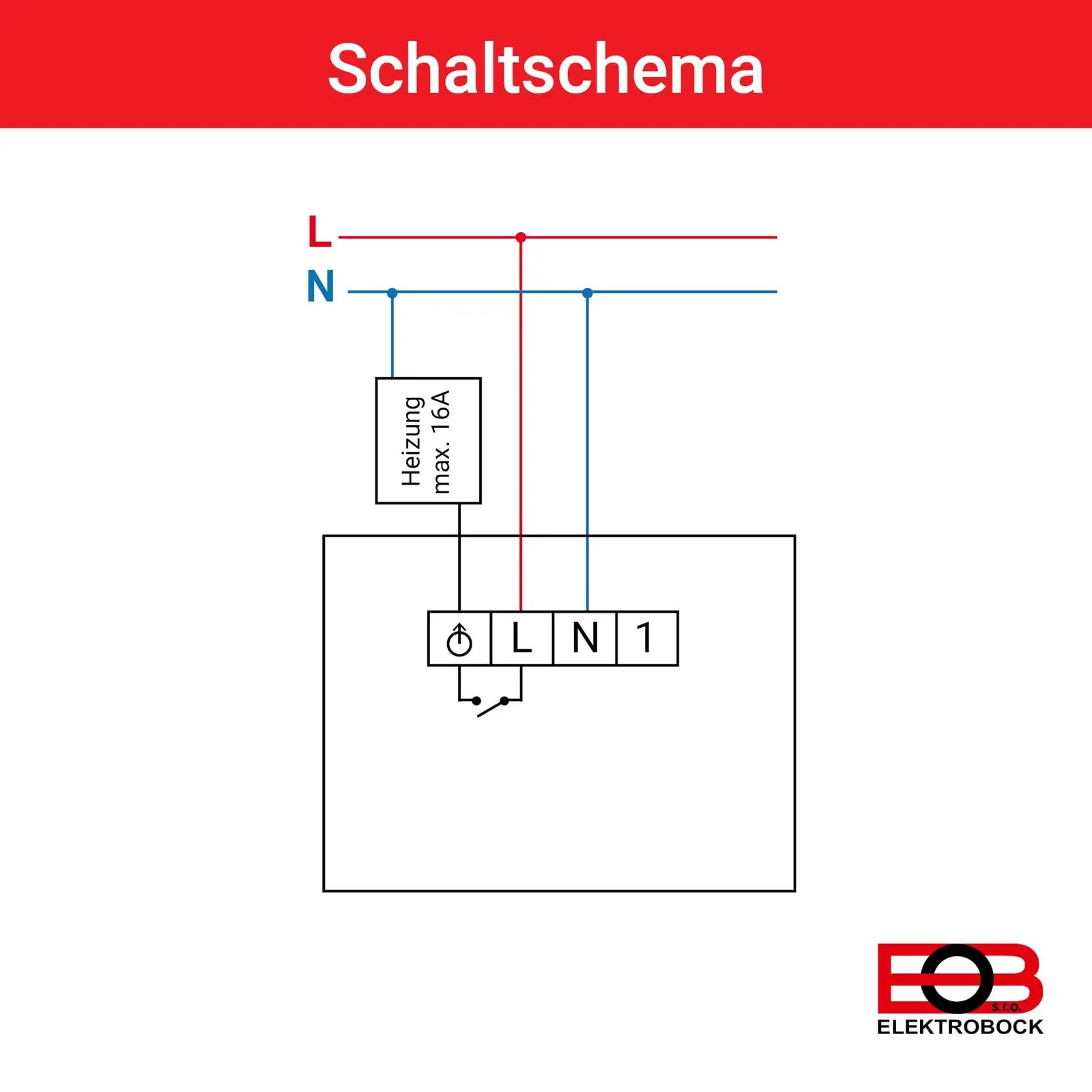 Elektrobock kompaktne seinatermostaat PT14 – lihtne juhtimine – pilt 6