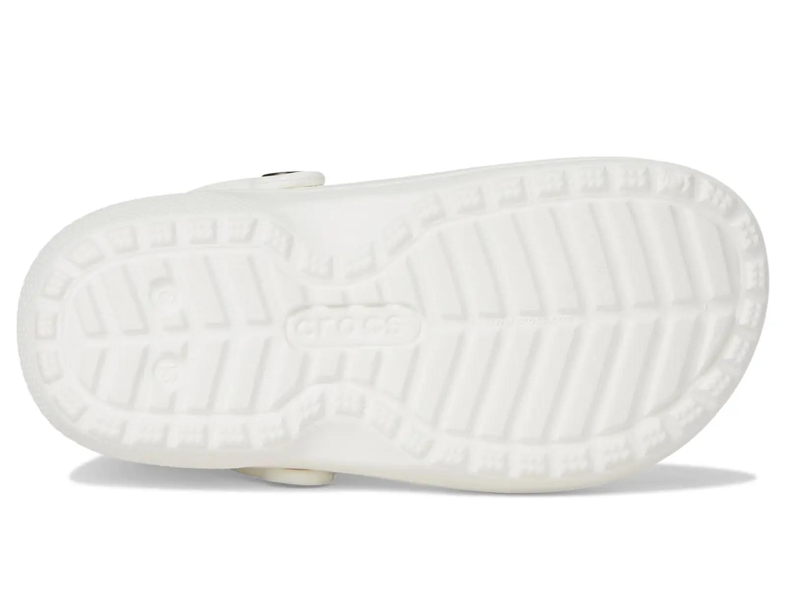 Crocs lastevoodriga klassikalised klotsid — soe ja mugav valge – pakend ja tarvikud