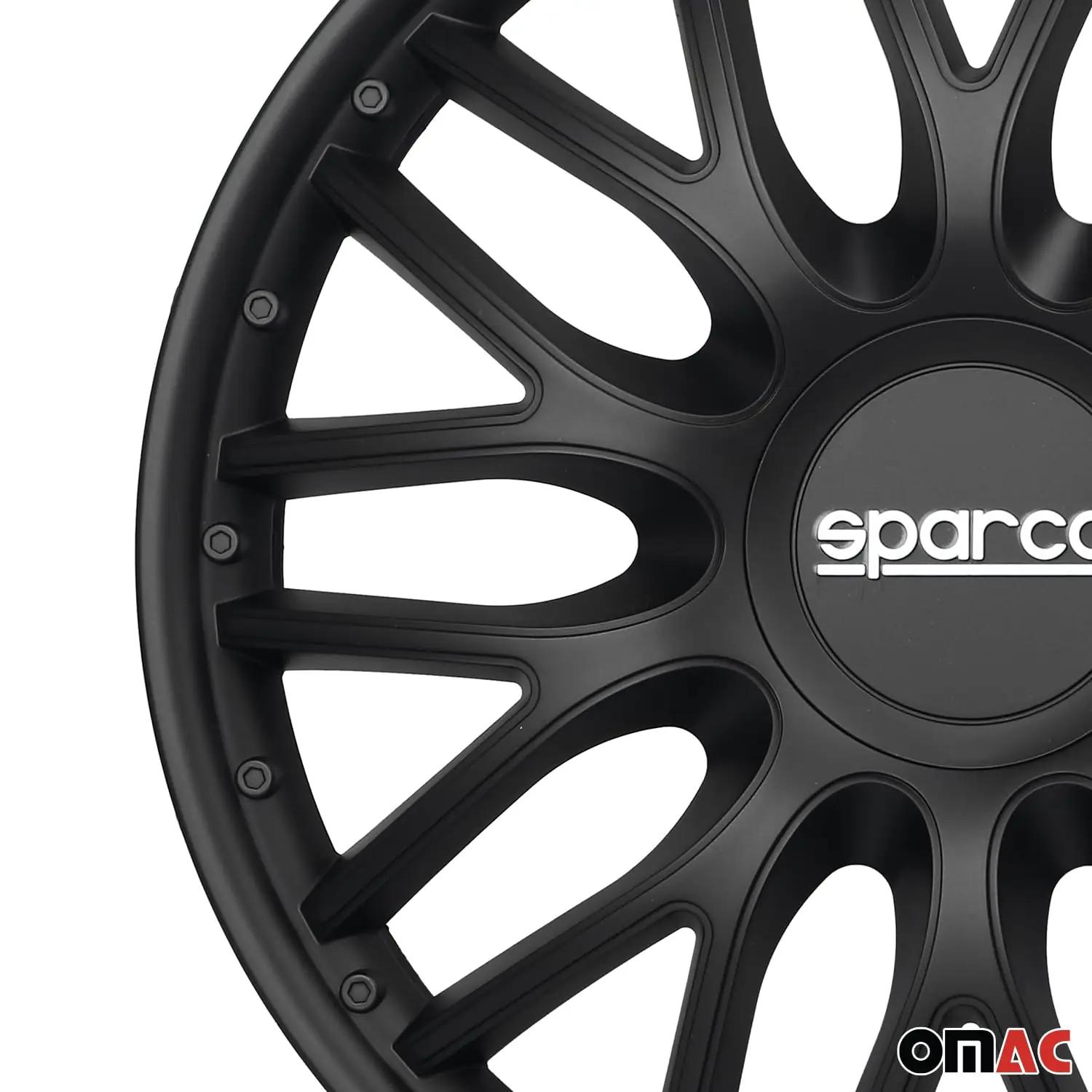 Sparco musta plastikust velokorkide komplekt – vastupidav välimus – pilt 7