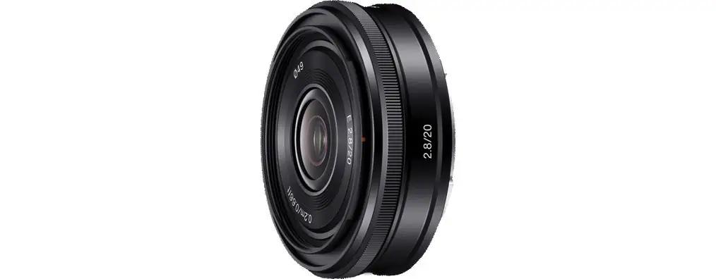 Sony SEL20F28.AE peegelkaameratele mõeldud objektiivid – detailne lähivaade