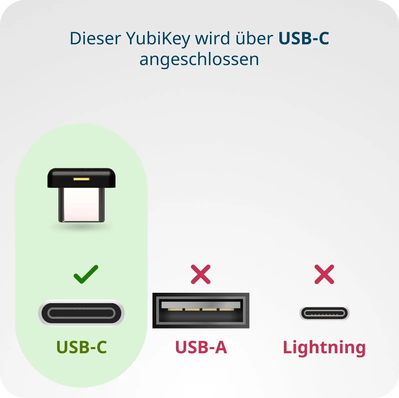 Yubico turvaline USB‑C võtmehoidja — kompaktne polykarbonaat – pilt 6