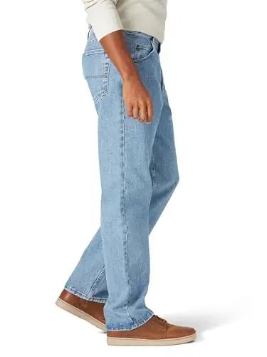 Wrangler Authentics mugav puuvillane Loose Fit teksapüksid – detailne vaade