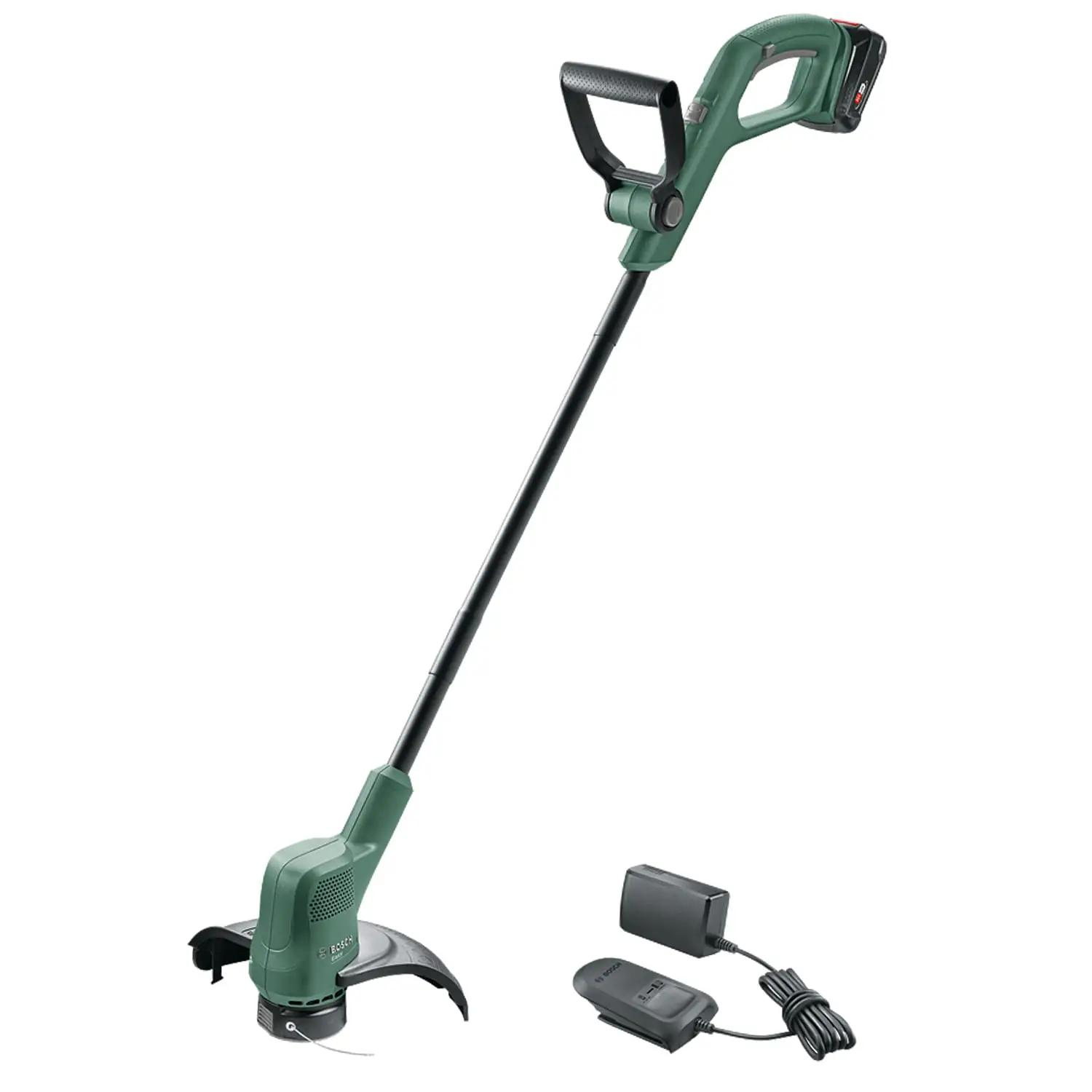 Bosch mugav akutrimmer EasyGrassCut — kerge hooldus