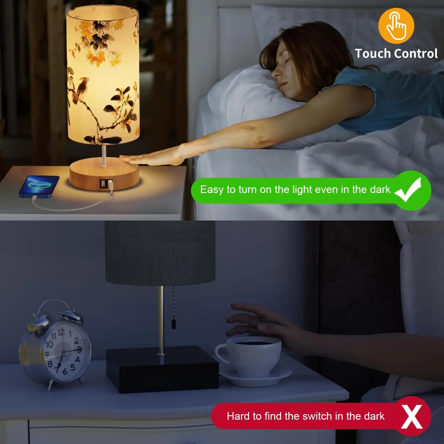 GPATIO modernne metallöölamp kahe USB-pordiga — dekoratiivne – lisavaade