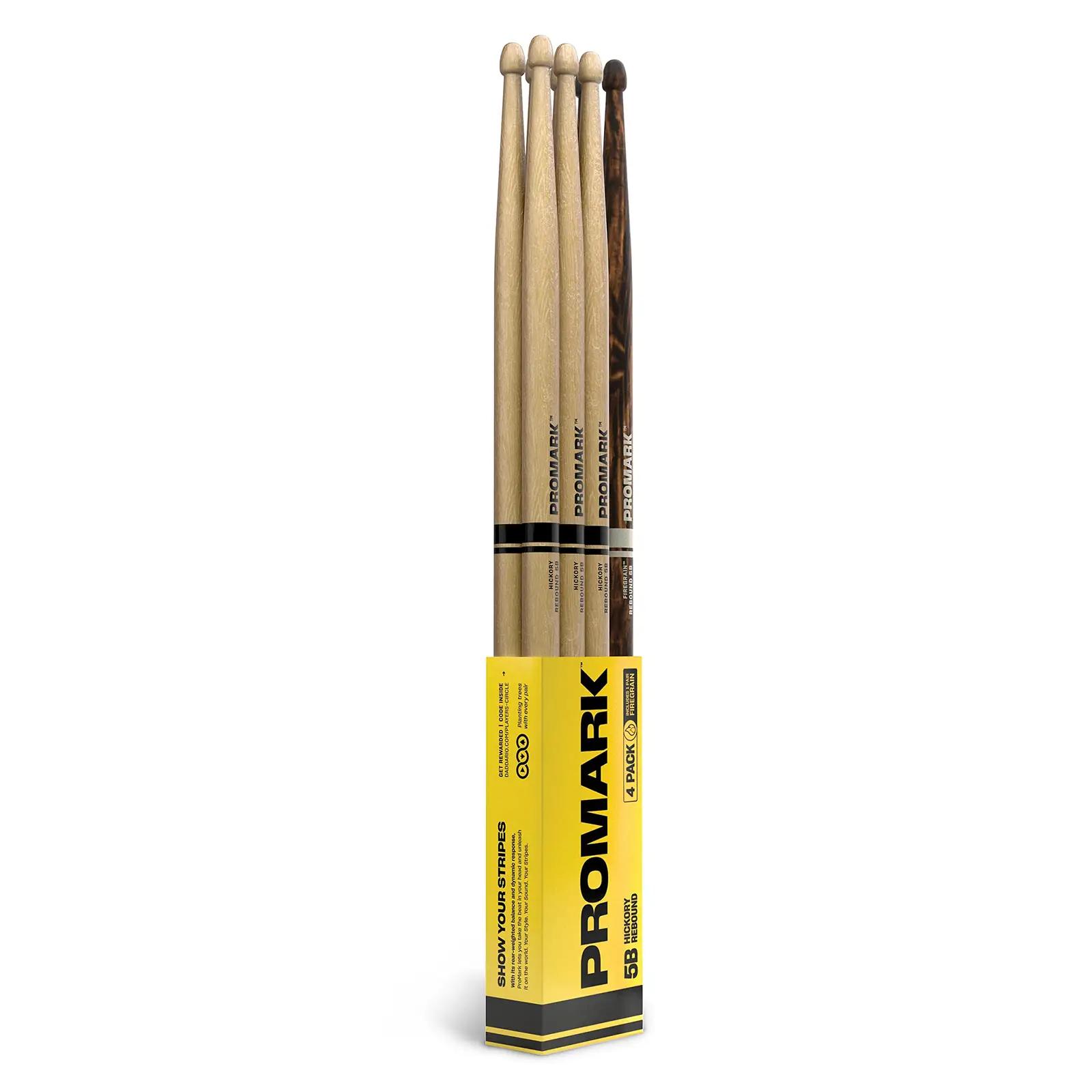 ProMark hickory trummikepid – tugev ja tasakaalustatud komplekt