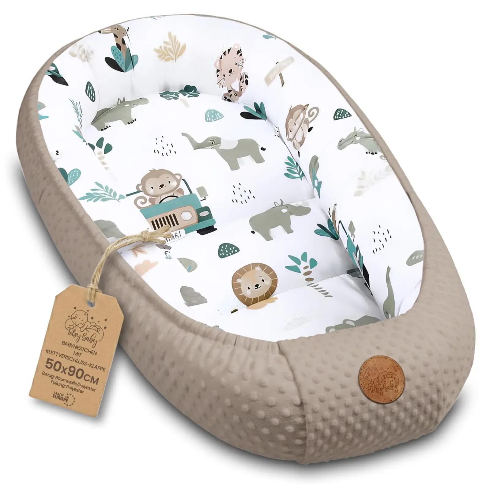 Totsy Baby pehme Minky babynest — hubane ja kaasaskantav