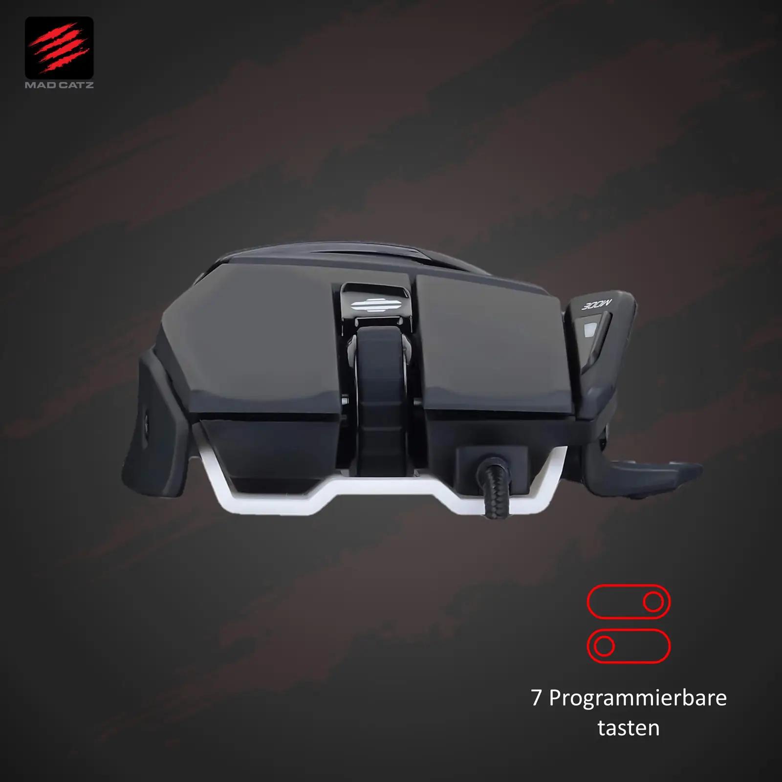 MAD CATZ mänguhiir R.A.T. 4+ — ergonoomiline ja kohandatav valik – lisavaade