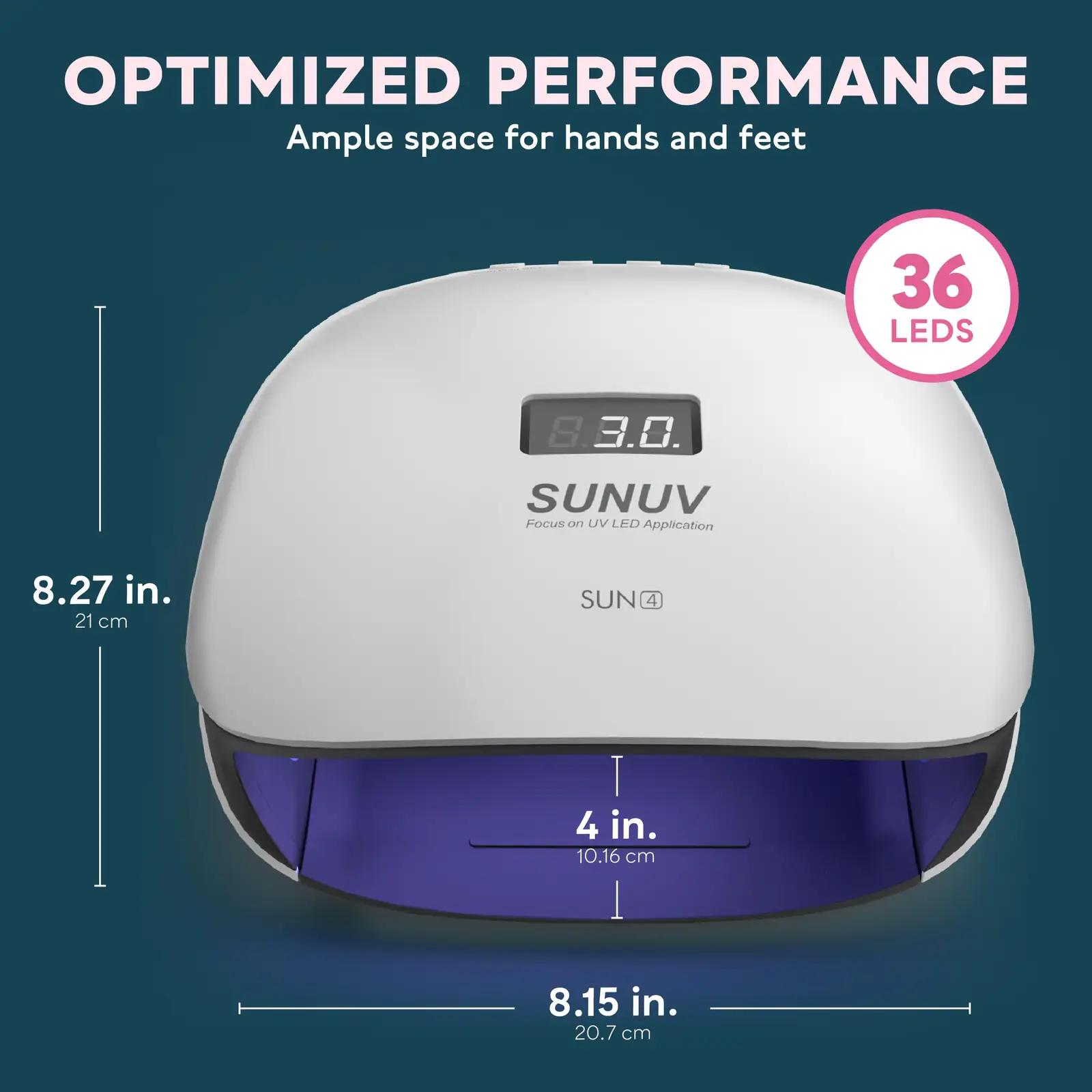 SUNUV professionaalne UV-LED küünelamp – kiire geelikuivatus – lisavaade