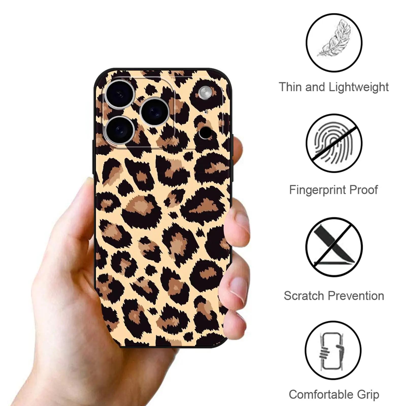 Yoedge pehme silikoonkaitse iPhone 17 Pro max — leopard – pilt 6