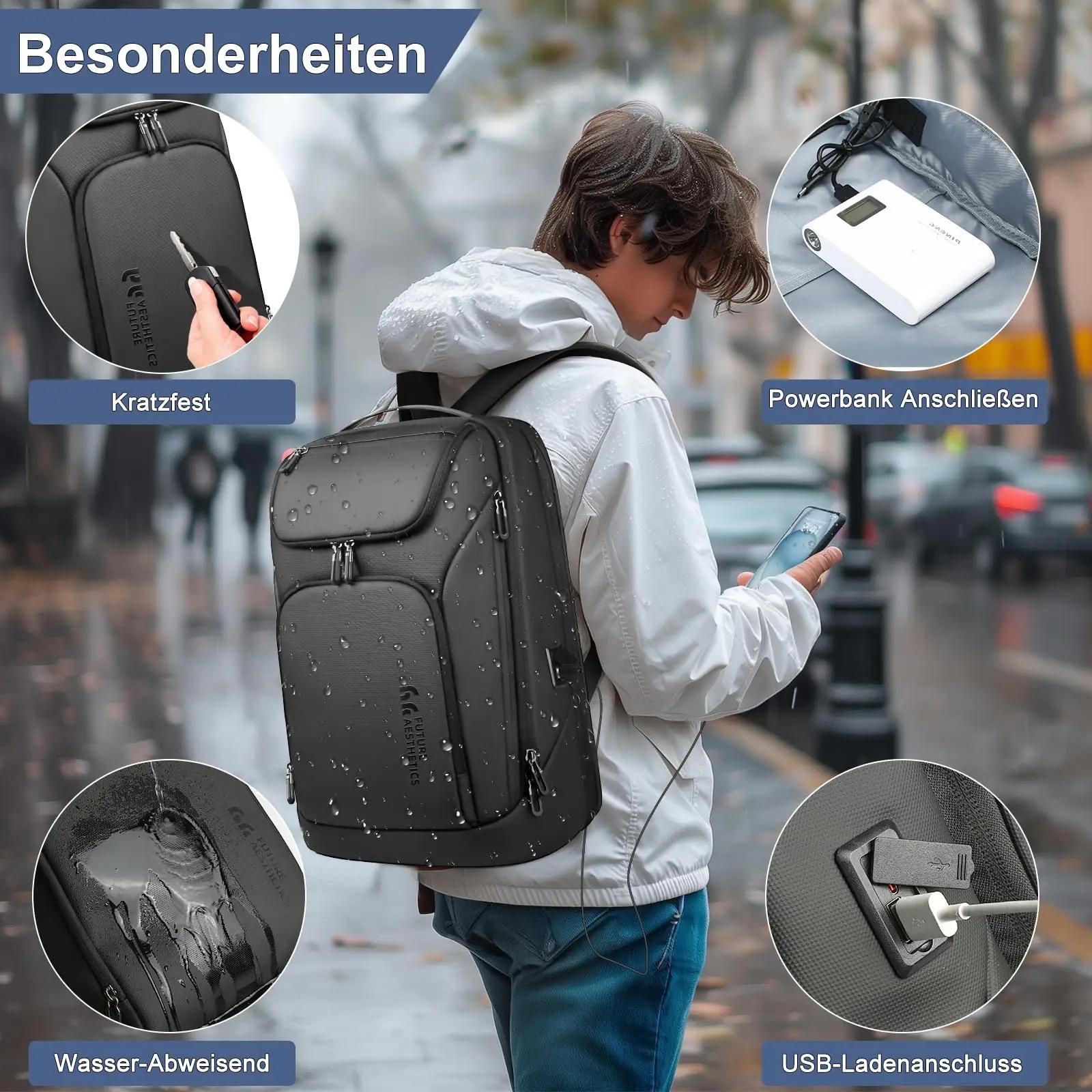 HEROIC KNIGHT veekindel 30L sülearvuti-rucksack töö- ja reisioks – kasutusnäide
