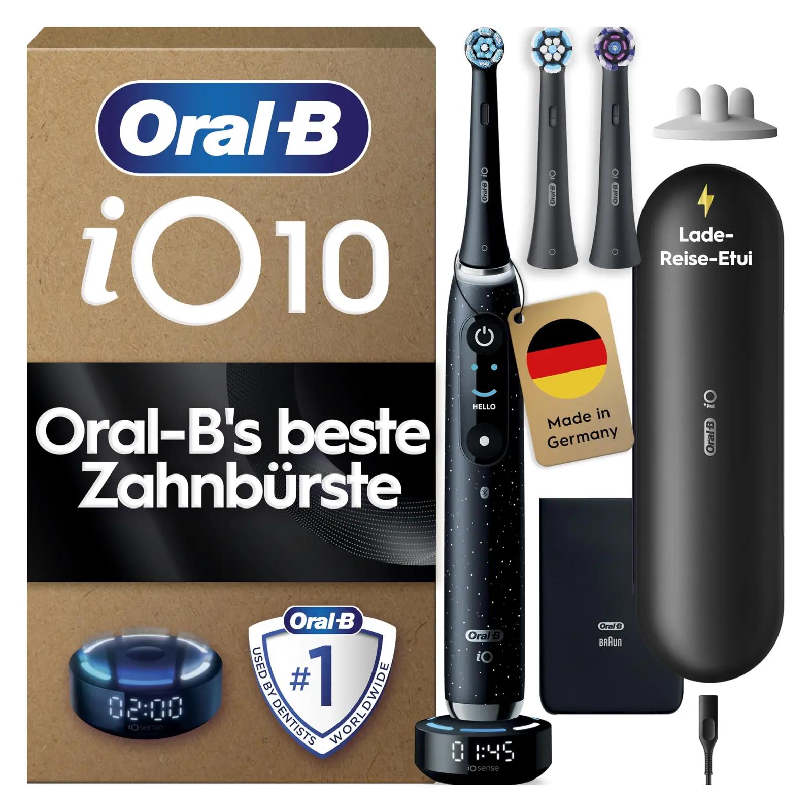 Oral-B iO Series 10 must elektriline hambahari — õrn puhastus