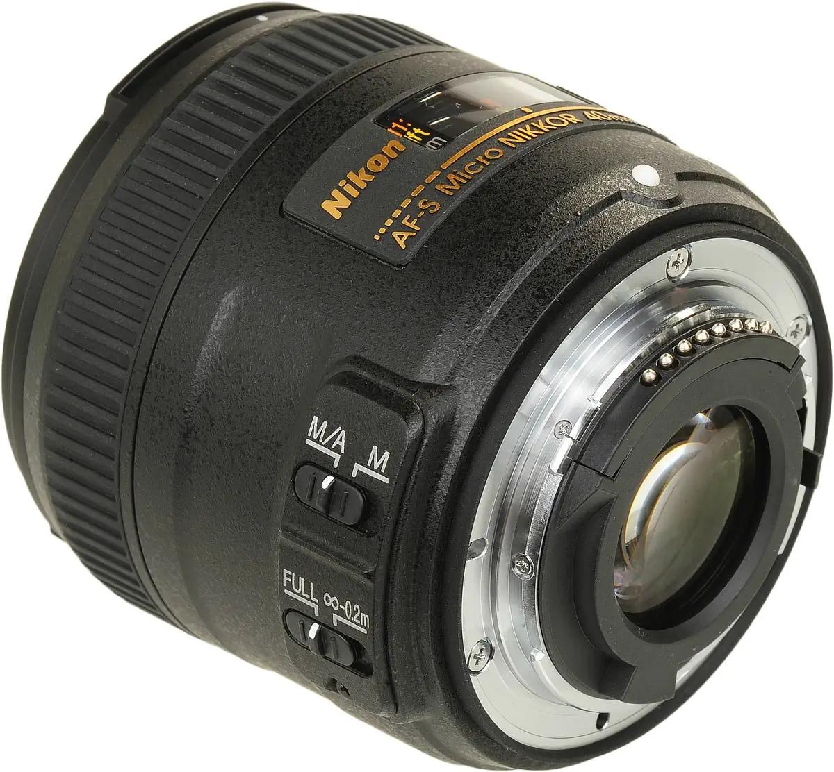 Nikon NIKKOR 40mm f/2.8G AF-S DX Micro - 2200 peegelkaamera objektiivid