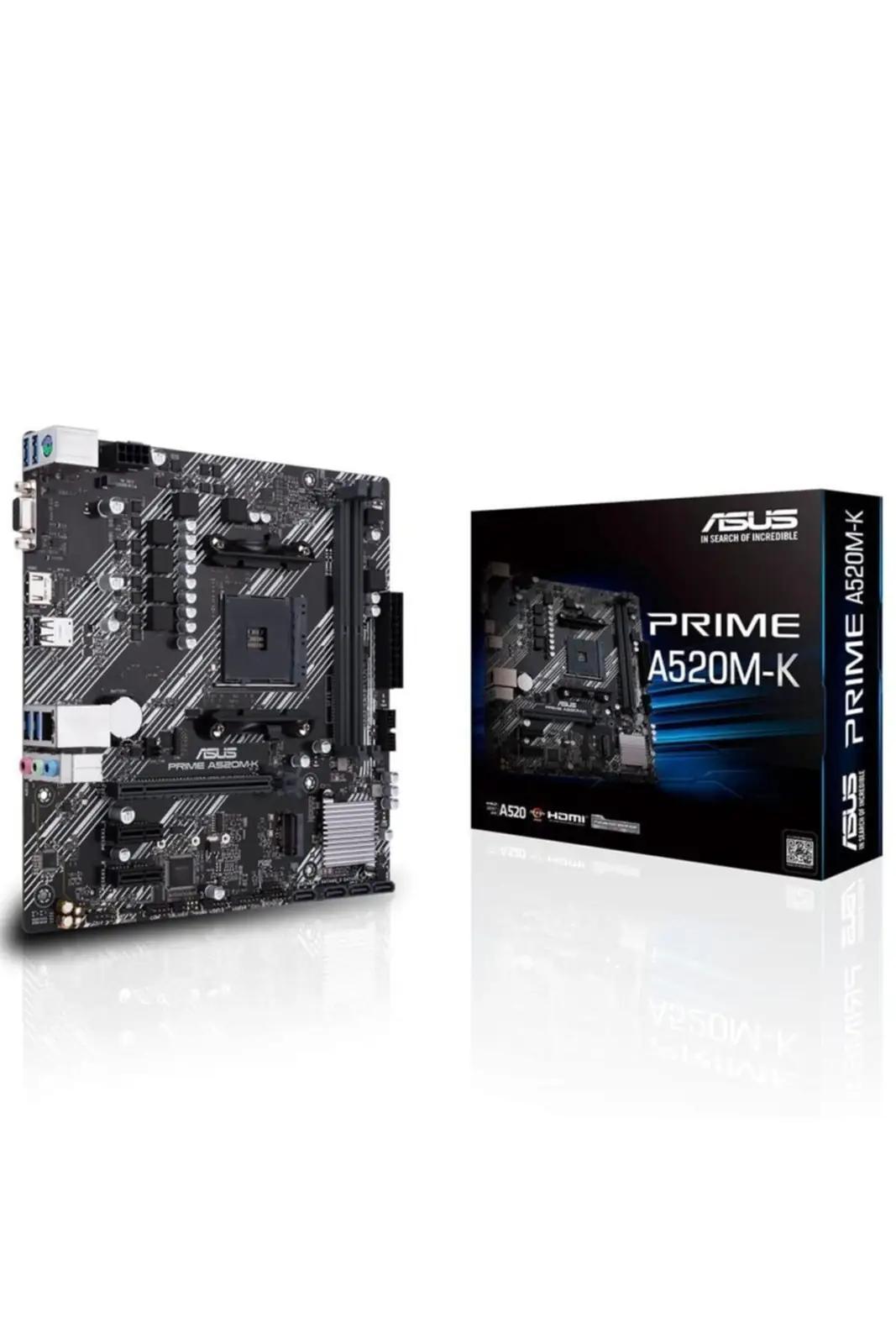 ASUS emaplaat A520M-K micro-ATX — stabiilne ja kompaktne alus