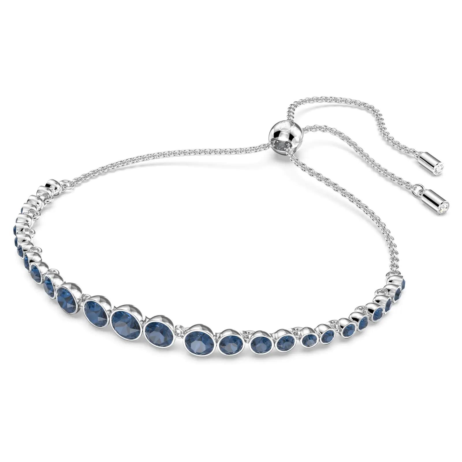 Swarovski Imber Emily: rhodeeritud sinine käeehe kingituseks – detailne vaade