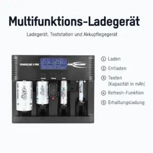 Ansmann 1001-0018 elektroonika ja foto – detailne lähivaade