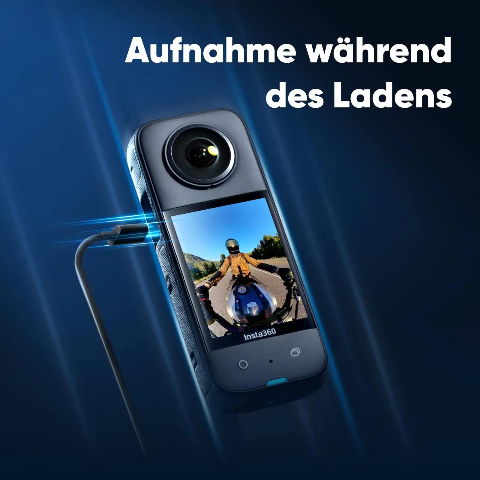 Insta360 X3 veekindel 360° actionkaamera mootorrattale – pilt 8