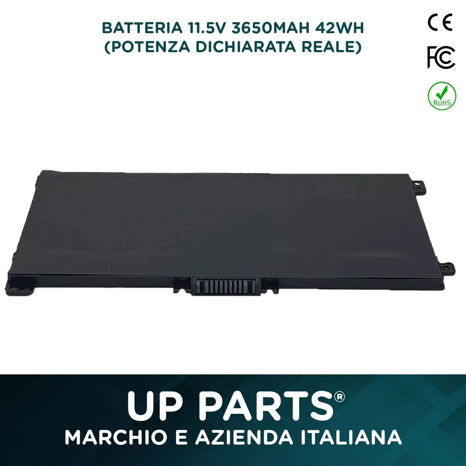 UP PARTS vastupidav sülearvutiaku BK03XL – 42 Wh aku – kasutusnäide