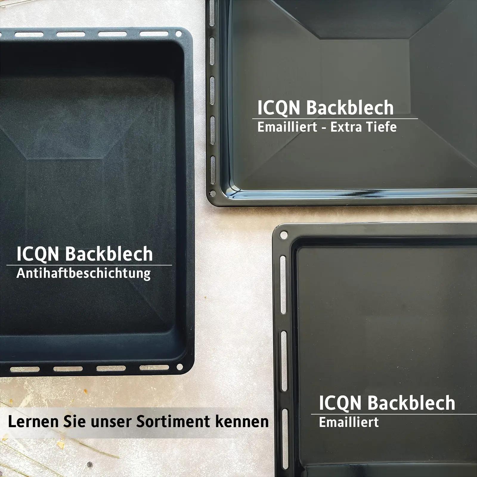 ICQN emailleeritud küpsetusplaatide komplekt — vastupidav ja – pilt 7