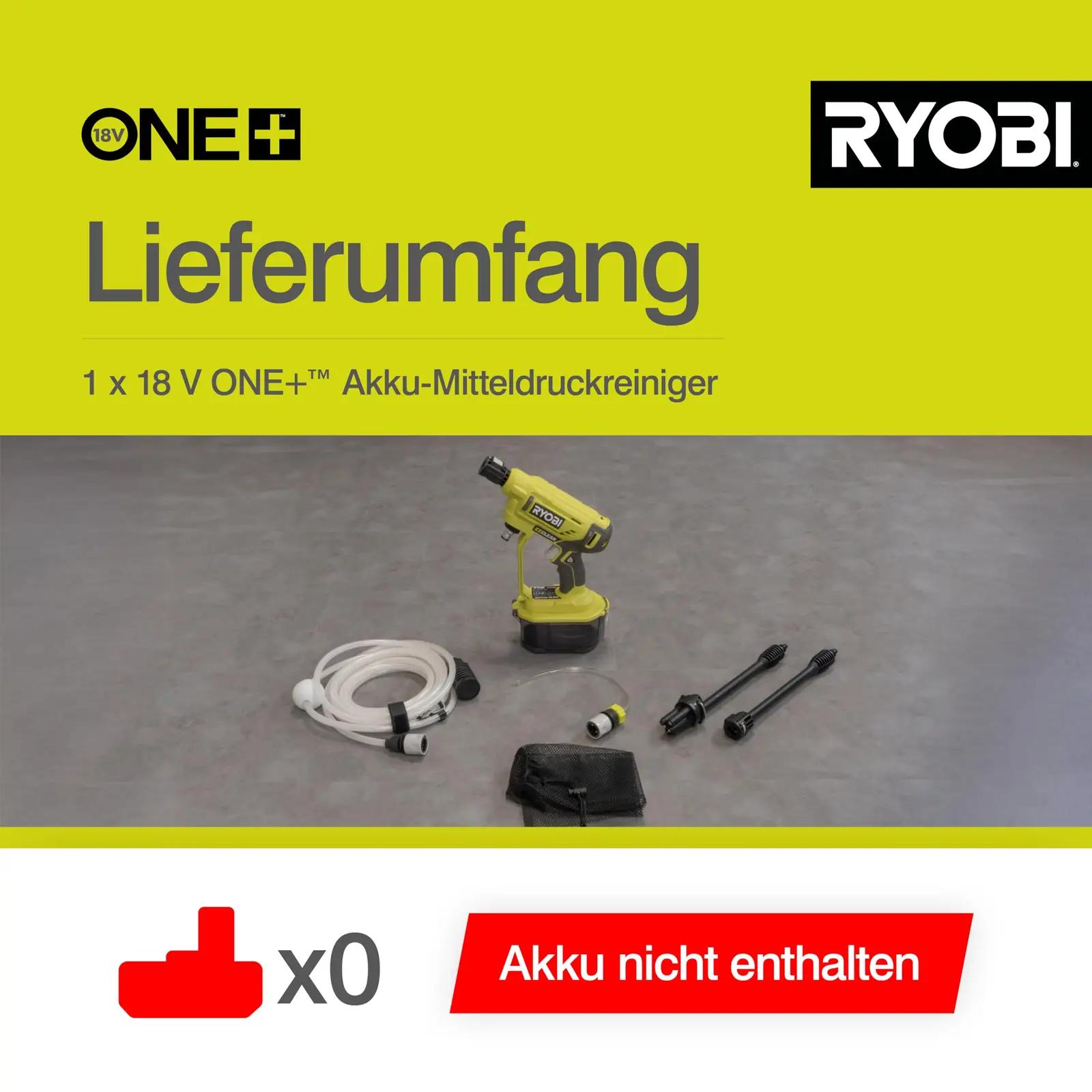RYOBI kõrgsurveotsak 3‑in‑1 — mitmekülgne puhastajaosa – pilt 6
