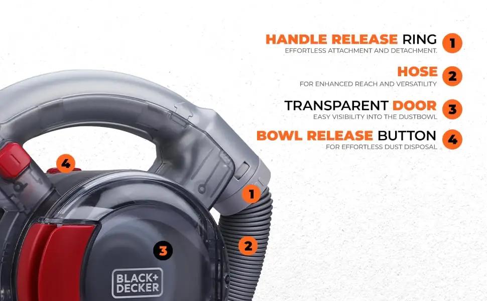 BLACK+DECKER tugev autolõpetaja — tõhus tolmuimeja PD1200AV-XJ – pilt 23
