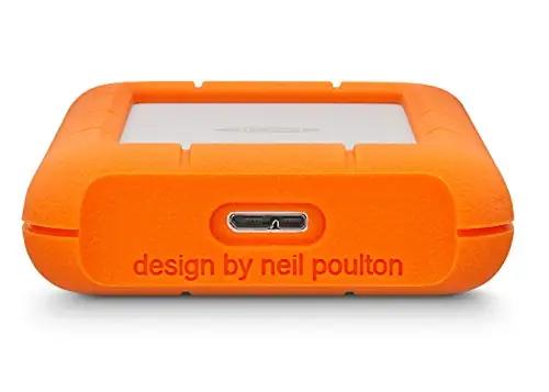 LaCie Rugged 4TB vastupidav väline kõvaketas — ideaalne – detailne vaade
